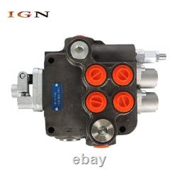 21GPM 2 Spool Hydraulic Directional Control Valve for Tractor Loader