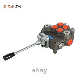 21GPM 2 Spool Hydraulic Directional Control Valve for Tractor Loader