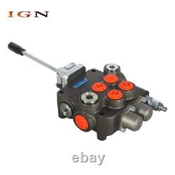 21GPM 2 Spool Hydraulic Directional Control Valve for Tractor Loader