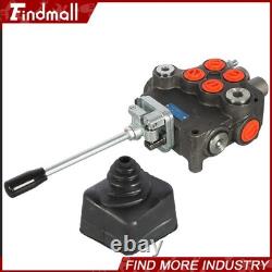 21GPM 2Spool Hydraulic Directional Control Valve With Joystick withconversion plug