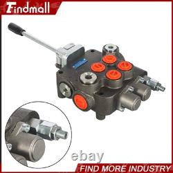 21GPM 2Spool Hydraulic Directional Control Valve With Joystick withconversion plug