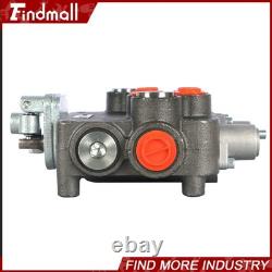 21GPM 2Spool Hydraulic Directional Control Valve With Joystick withconversion plug