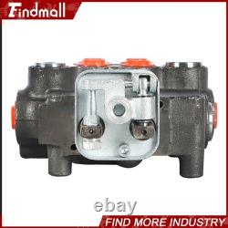 21GPM 2Spool Hydraulic Directional Control Valve With Joystick withconversion plug