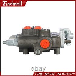 21GPM 2Spool Hydraulic Directional Control Valve With Joystick withconversion plug