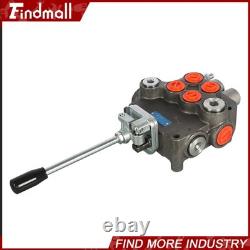 21GPM 2Spool Hydraulic Directional Control Valve With Joystick withconversion plug