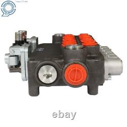 21GPM Hydraulic Backhoe Directional Control Valve 6 Spool With Joysticks