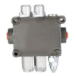 25 GPM 2 Spool Hydraulic Directional Control Valve 3000 PSI, BSPP Interface