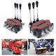 25 Gpm 3-spool Hydraulic Monoblock Directional Control Valve Double Acting New