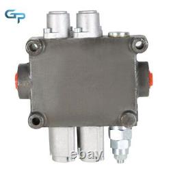 25 GPM Hydraulic Directional Control Valve 2 Spool Double Acting Hydraulic Valve