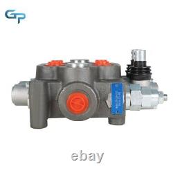 25 GPM Hydraulic Directional Control Valve 2 Spool Double Acting Hydraulic Valve