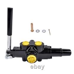 25 GPM Hydraulic Log Splitter Directional Control Valve, Adjustable Auto Retu