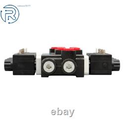 3 Spool, 13 GPM, 12V DC Hydraulic Monoblock Solenoid Directional Control Valve