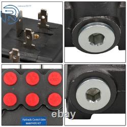 3 Spool, 13 GPM, 12V DC Hydraulic Monoblock Solenoid Directional Control Valve