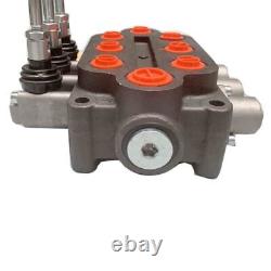 3 Spool 25 GPM Hydraulic Directional Control Valve Tractor Loader with Joystick
