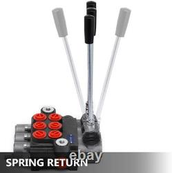 3 Spool Hydraulic Control Valve 11GPM Hydraulic Directional Control Valve Double