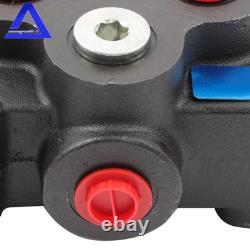 3 Spool Hydraulic Control Valve Double Acting 3000PSI 25GPM 1/2 NPT In/Out Port