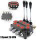3 Spool Hydraulic Directional Control Valve 25gpm Double Acting 3000psi 90l/min