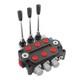 3 Spool Hydraulic Directional Valve 25 Gpm 3000 Psi 1/2 Bspp Double Acting