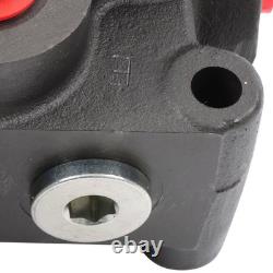 3 Spool Hydraulic Directional Valve 25 GPM 3000 PSI 1/2 BSPP Double Acting