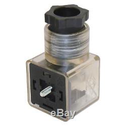 3 spool hydraulic solenoid directional control valve 13gpm 24VDC, monoblock