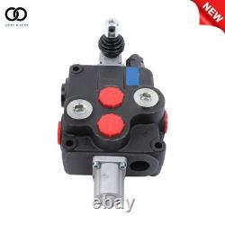 32 GPM 1 Spool Hydraulic Directional Control Valve Open Center Double Acting