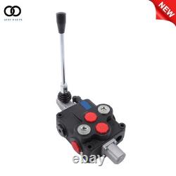 32 GPM 1 Spool Hydraulic Directional Control Valve Open Center Double Acting