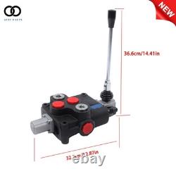 32 GPM 1 Spool Hydraulic Directional Control Valve Open Center Double Acting