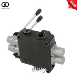 32 GPM 2 Spool Hydraulic Directional Control Valve Open Center Double Acting