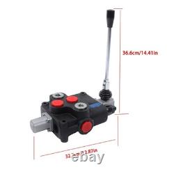 32GPM 1Spool Hydraulic Directional Control Valve Open Double Acting