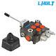 3625psi 21gpm Hydraulic Directional Control Valve Sae 2 Spool Withjoystick