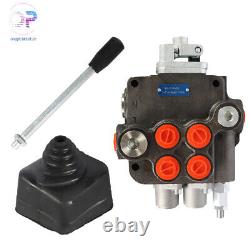 3625PSI 21GPM Hydraulic Directional Control Valve SAE 2 Spool WithJoystick