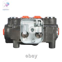 3625PSI 21GPM Hydraulic Directional Control Valve SAE 2 Spool WithJoystick