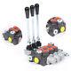 3spool Hydraulic Directional Control Valve Manual Operate 13gpm 250bar 100% New