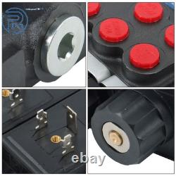 4 Spool, 13 GPM, 12V DC Hydraulic Monoblock Solenoid Directional Control Valve