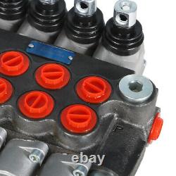 4 Spool Hydraulic Directional Control Valve 11gpm BSPP Interface