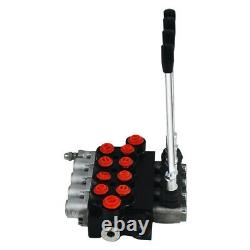 4 Spool Hydraulic Directional Control Valve 11gpm Double Acting Cylinder Spool