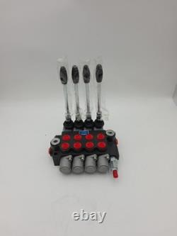 4 Spool Hydraulic Directional Control Valve Monoblock P-40 40T 24 05 4 Spool Hydraulic Directional Control Valve Monoblock P-40 40T 24 05