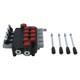 4 Spool Hydraulic Directional Control Valve Open Center 21 Gpm 3600 Psi New