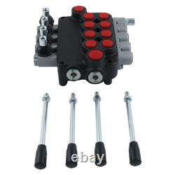 4 Spool Hydraulic Directional Control Valve Open Center 21 GPM 3600 PSI NEW 4 Spool Hydraulic Directional Control Valve Open Center 21 GPM 3600 PSI NEW