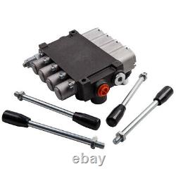 4 Spool Hydraulic Directional Control Valve11 GPM 3600 PSI for Tractors Loaders