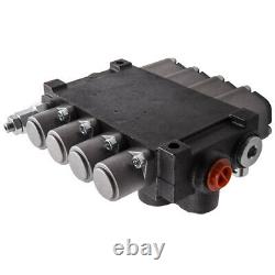 4 Spool Hydraulic Directional Control Valve11 GPM 3600 PSI for Tractors Loaders