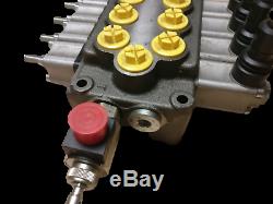 4 spool hydraulic directional control valve 13gpm HC-M50/4 with dump valve, 69309