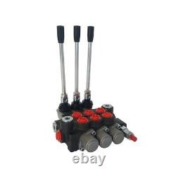 4500 PSI Manual Three Spool Multi-way Hydraulic Combination Directional Valve