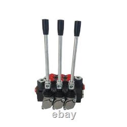 4500 PSI Manual Three Spool Multi-way Hydraulic Combination Directional Valve