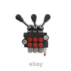 4500 PSI Manual Three Spool Multi-way Hydraulic Combination Directional Valve