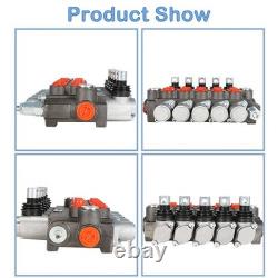 5 Spool Hydraulic Direction Control Valve Open Center 13 GPM 3600 PSI