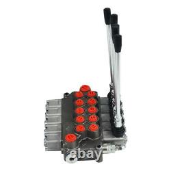 5 Spool Hydraulic Directional Control Valve 11Gpm 4300Psi Small Tractors 40l/min