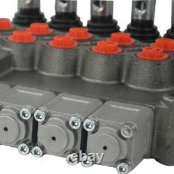 5 Spool Hydraulic Directional Control Valve 11gpm Adjustable Relief Valve in USA