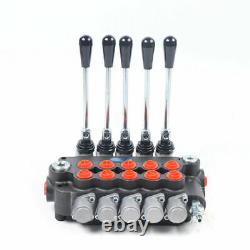 5 Spool Tractors Hydraulic Directional Control Valve Adjustable Pressure 31.5Mpa