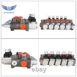 5 Spools 13 GPM Hydraulic Directional Control Valve 3600Psi SAE Ports